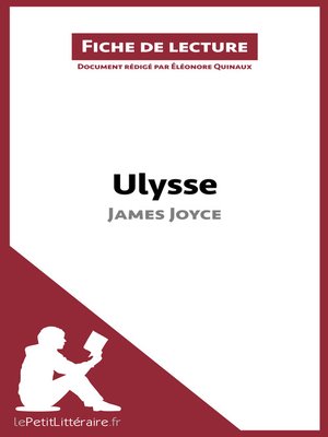 cover image of Ulysse de James Joyce (Fiche de lecture)